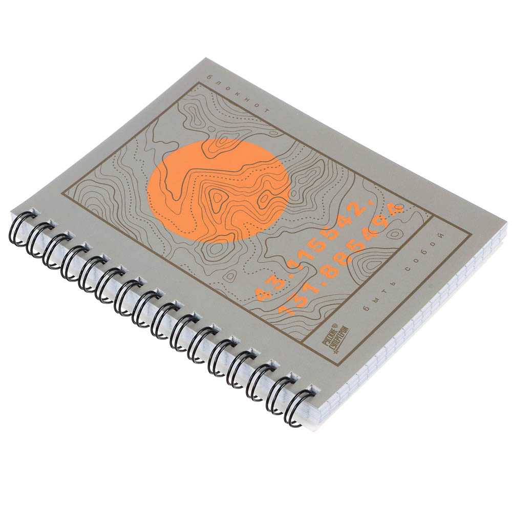 Блокнот BY Русские Супергерои, 105х140 мм, 80л, клетка, мягкий переплет, спираль, в ассортим., арт.№ 801-089