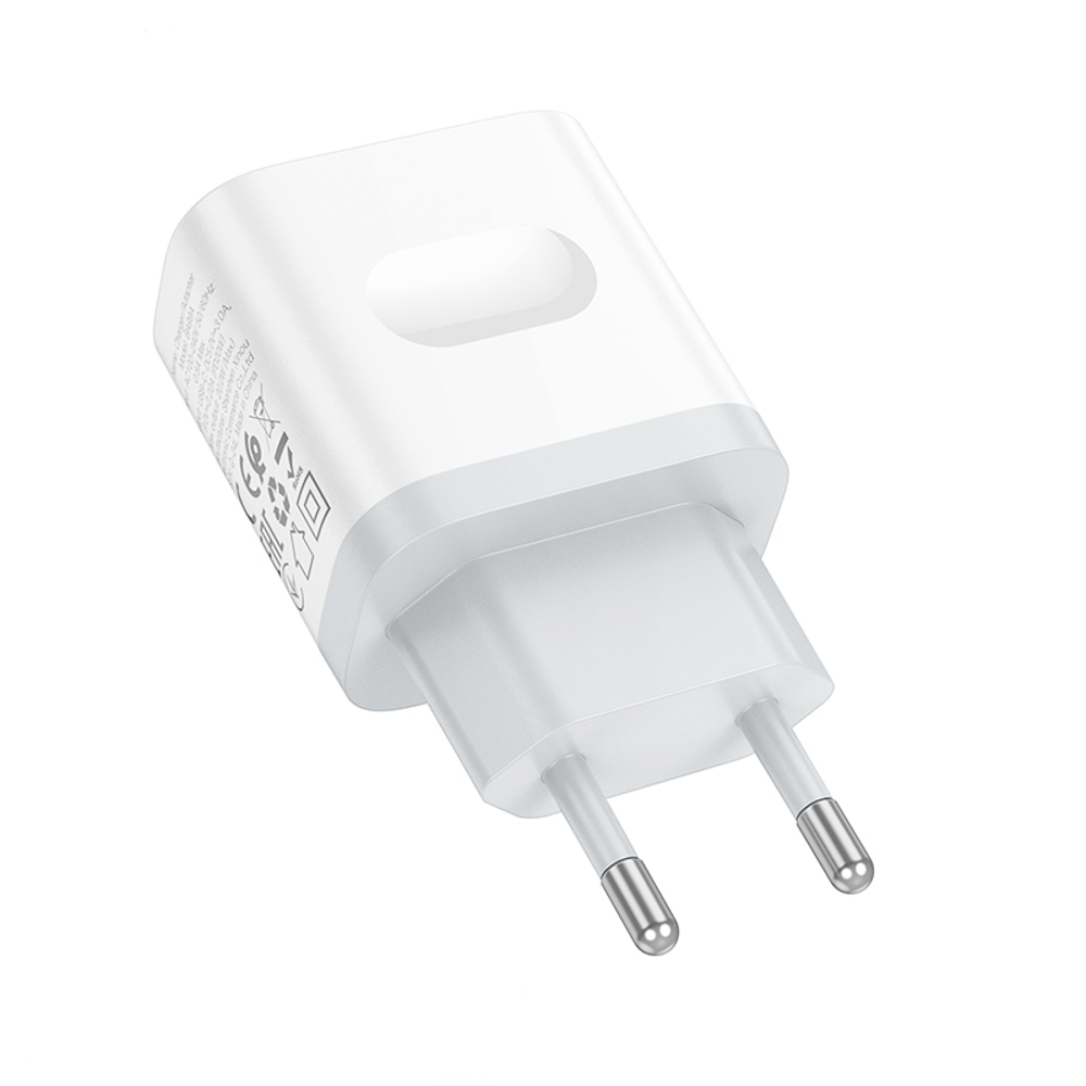 Сетевое зарядное устройство BOROFONE модель BA99A, USB-C PD 20 W, цвет: белый, арт.№ 916-319