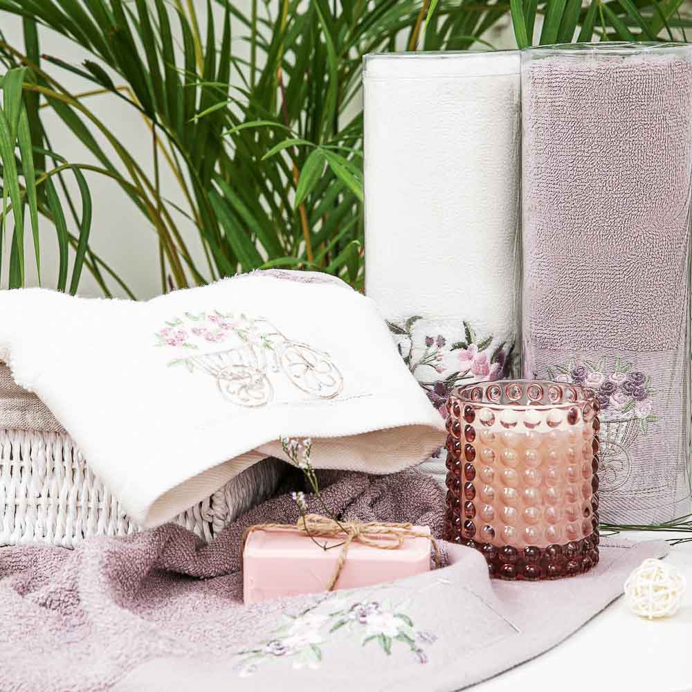 PROVANCE Полотенце махровое подарочное "Мечта", 100% хлопок, 50х90см, 350гр/м, арт.№ 420-011