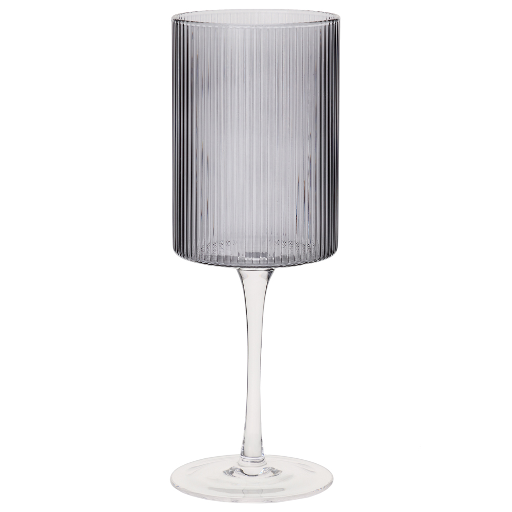 BY COLLECTION Black Line Набор бокалов для вина, 2шт., 500 мл, 8х22 см, стекло, арт.№ 820-851