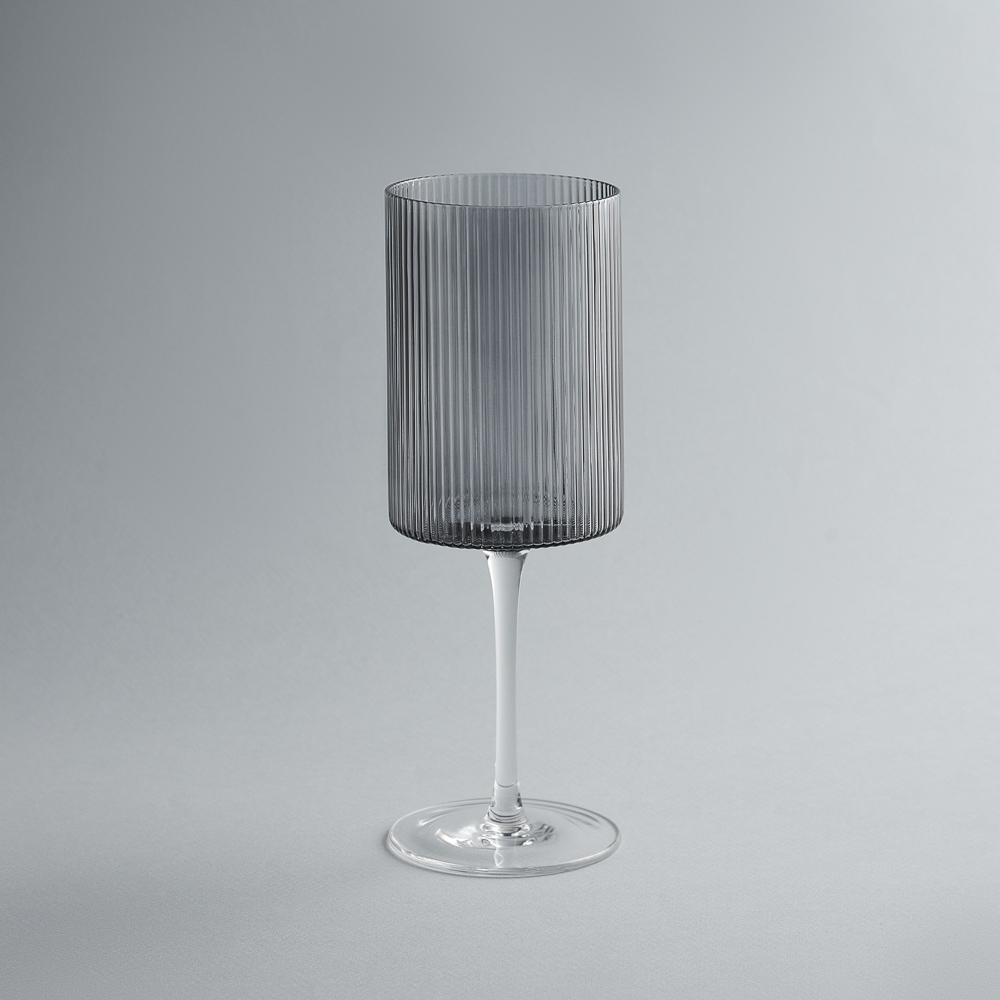 BY COLLECTION Black Line Набор бокалов для вина, 2шт., 500 мл, 8х22 см, стекло, арт.№ 820-851