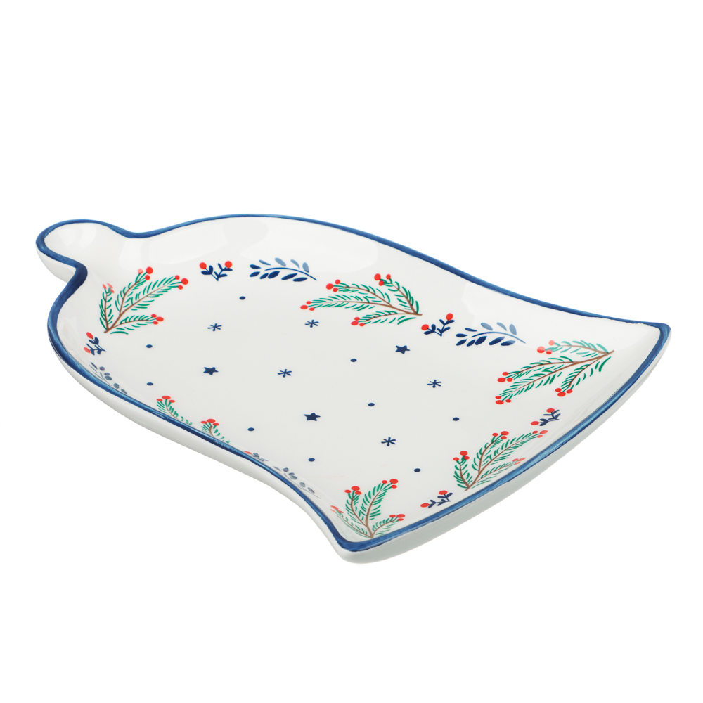 MILLIMI Нордик Блюдо в форме колокольчика, 20х15х2,5см, керамика, арт.№ 820-724