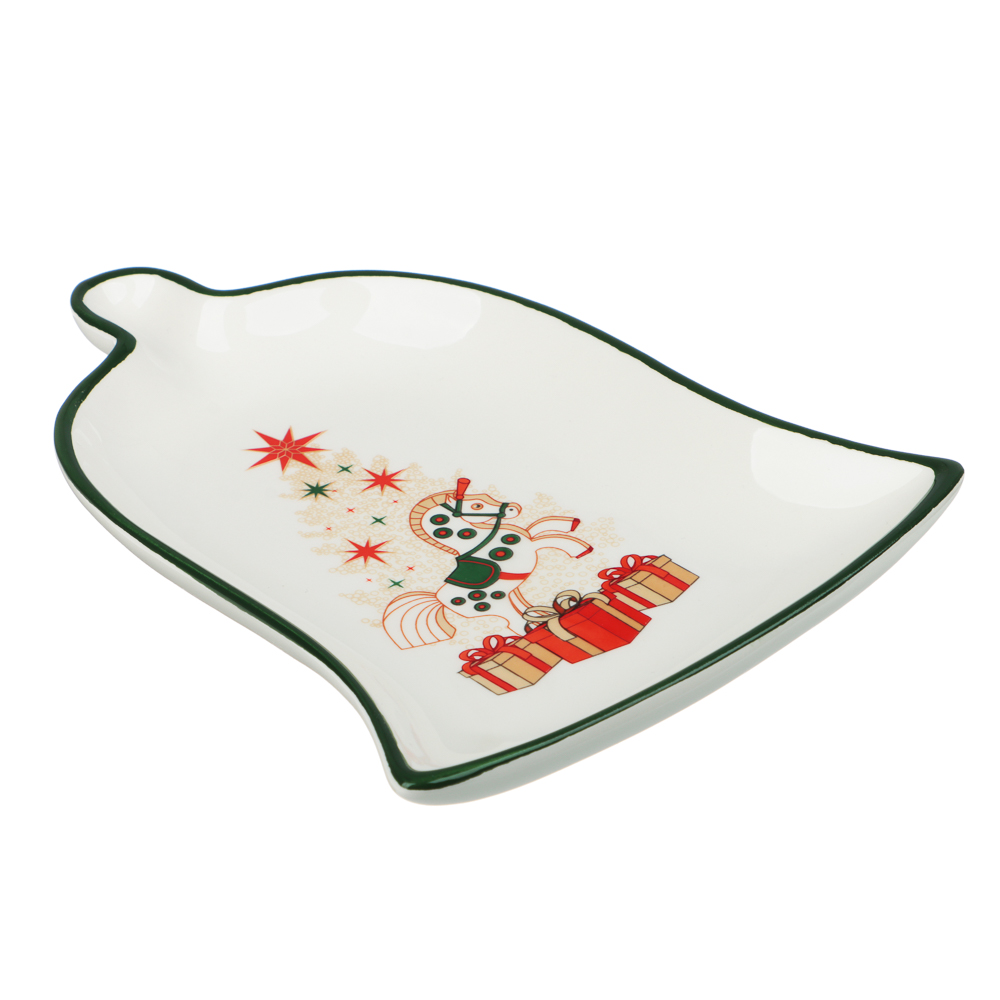 MILLIMI Щелкунчик Блюдо в форме колокольчика, 20х15х2,5см, керамика, арт.№ 820-725