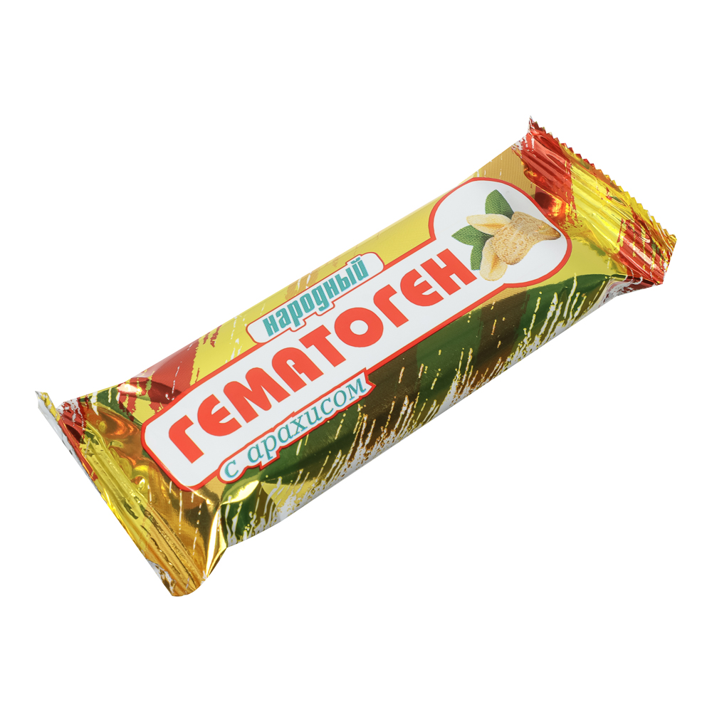 Гематоген Народный с арахисом, 40г, арт.№ 015-243