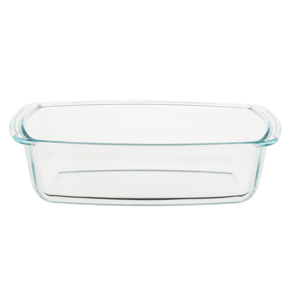 SATOSHI Форма для запекания жаропрочная прямоугольная, с ручками, узкая, стекло, 27х14х7,2см, 1,5л, арт.№ 825-033