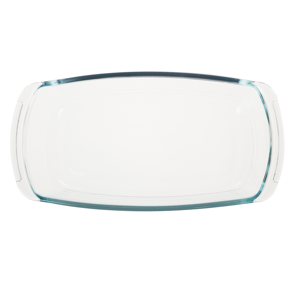 SATOSHI Форма для запекания жаропрочная прямоугольная, с ручками, узкая, стекло, 27х14х7,2см, 1,5л, арт.№ 825-033