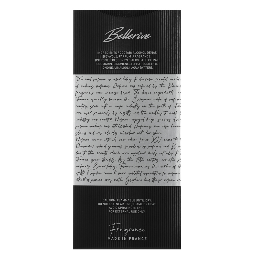 Парфюмерная вода мужская тм BELLERIVE legend of perfume XVII, 100 мл, арт.№ 313-406