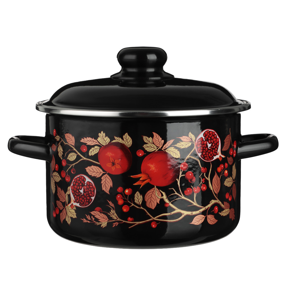 Гранат Кастрюля эмалированная 3л, индукция, арт.№ 894-584