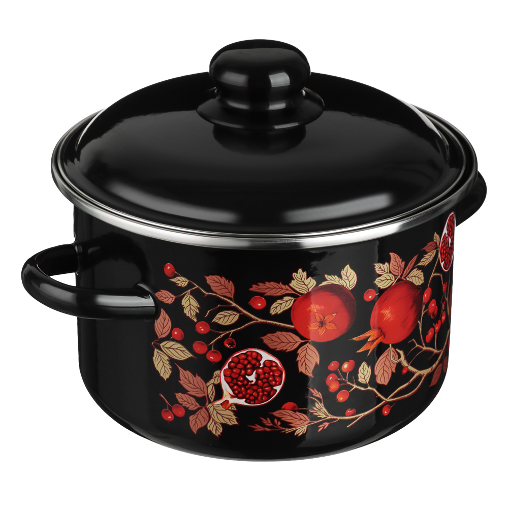 Гранат Кастрюля эмалированная 3л, индукция, арт.№ 894-584