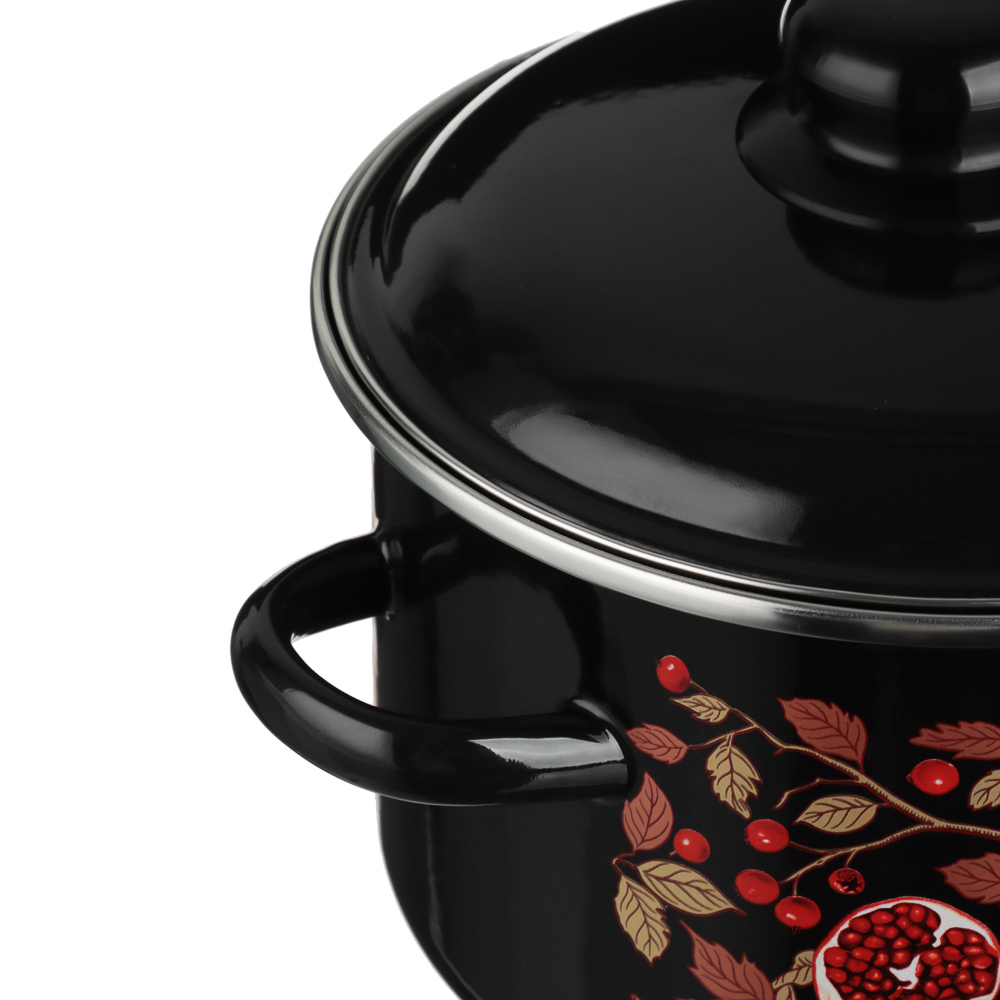 Гранат Кастрюля эмалированная 3л, индукция, арт.№ 894-584