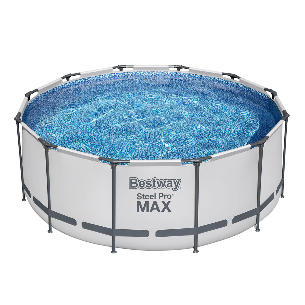 BESTWAY Бассейн каркасный, 366х122см, 10250л, фильтр-насос 58383, тент, лестница, 56420, арт.№ 107-026