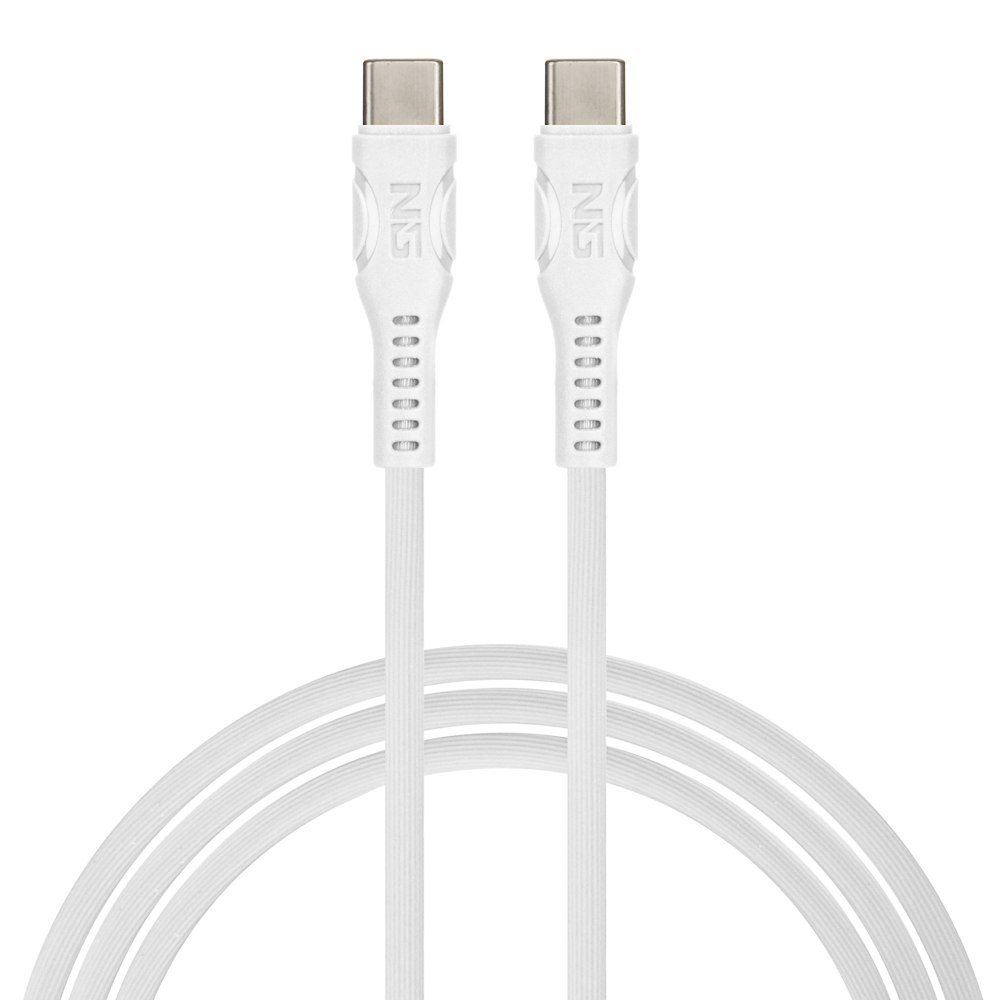 NG Кабель для зарядки, микс Type C-lighnting, Type C-Type C, 1.2м, 2.4A, пластик, 3 цвета, арт.№ 788-034