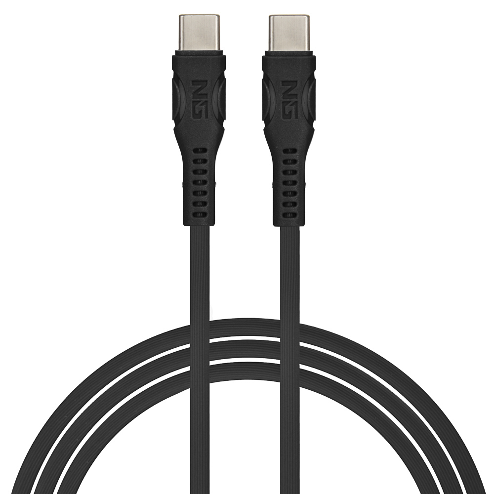 NG Кабель для зарядки, микс Type C-lighnting, Type C-Type C, 1.2м, 2.4A, пластик, 3 цвета, арт.№ 788-034