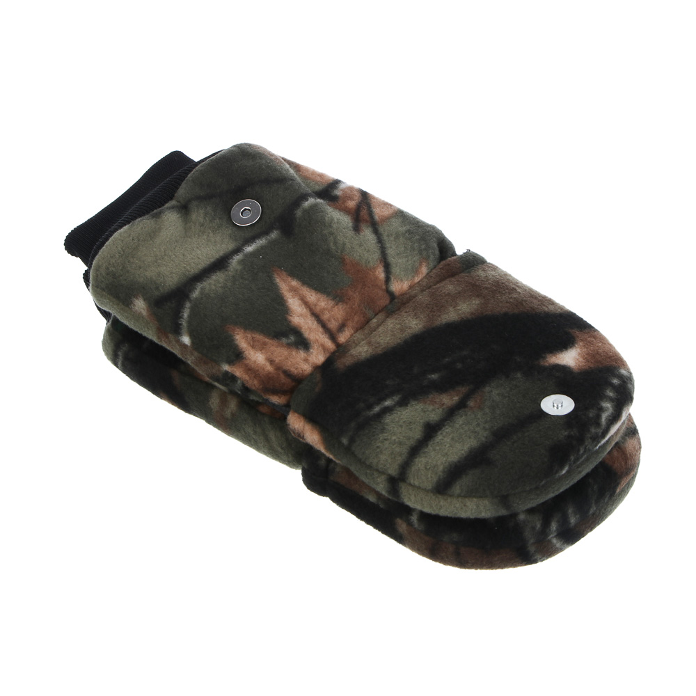 Варежки зимние флисовые с клапаном на магните тм AZOR FISHING, 28х11,5 см, арт.№ 127-033