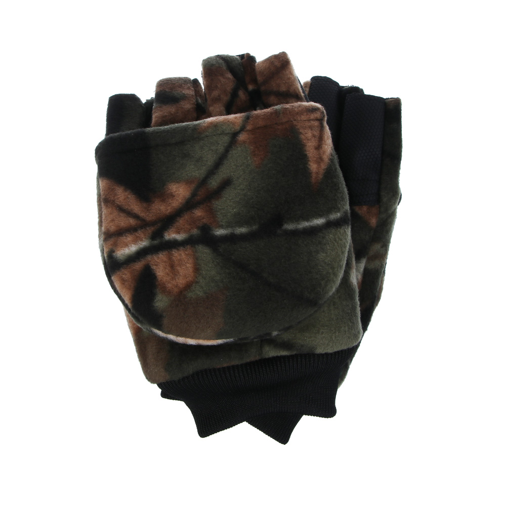Варежки зимние флисовые с клапаном на магните тм AZOR FISHING, 28х11,5 см, арт.№ 127-033