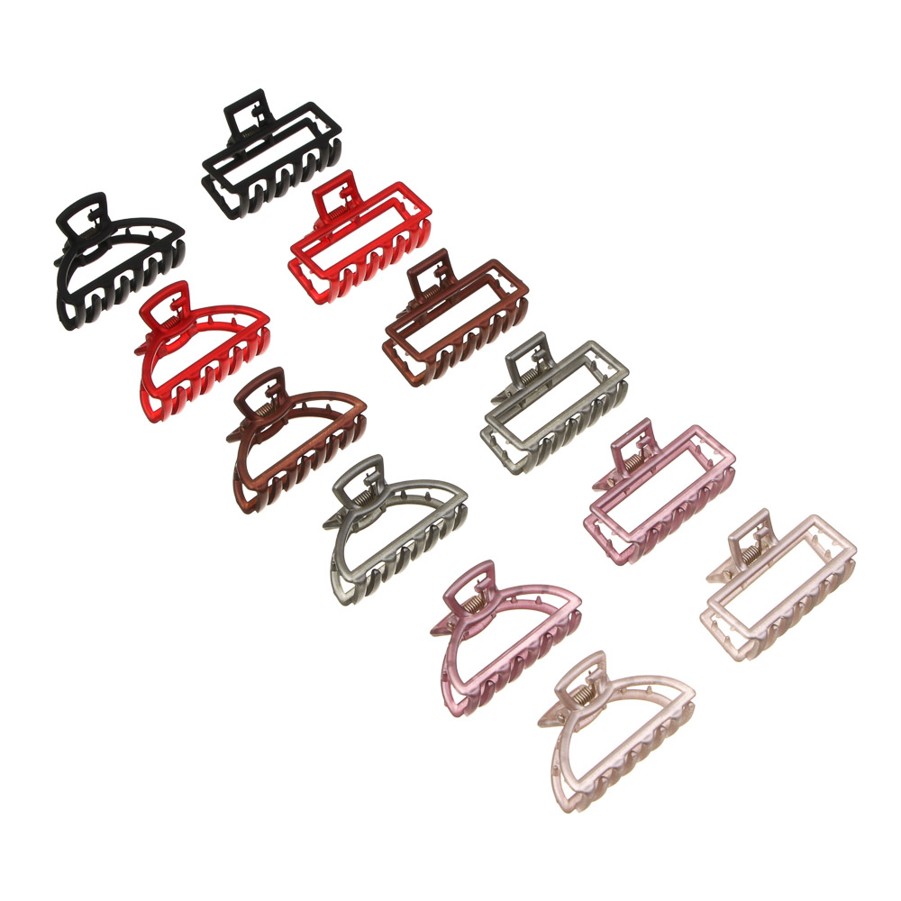 ЮНИLOOK Краб для волос, 5см, металл, пластик, 2 дизайна, ACS-47, арт.№ 321-018