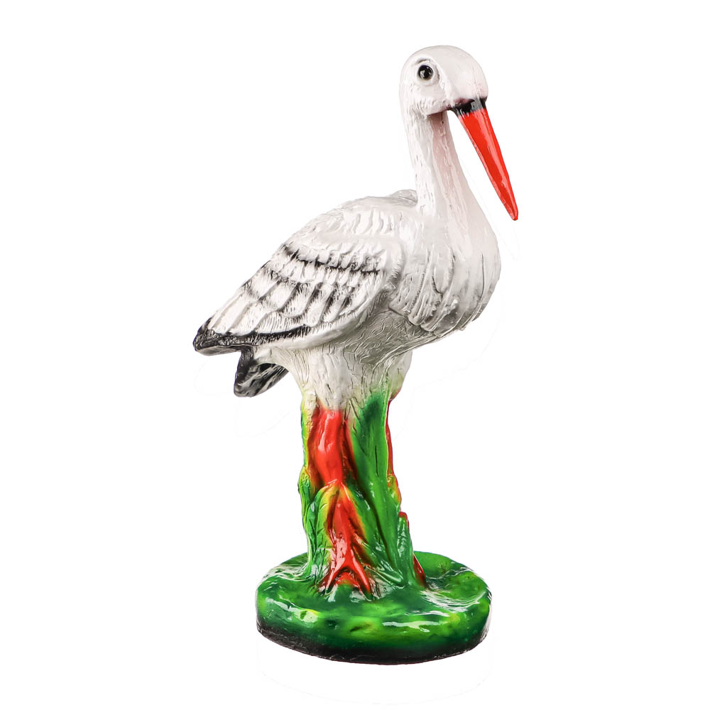 Фигура садовая Аист малый 39x30см, гипс, арт.№ 162-238