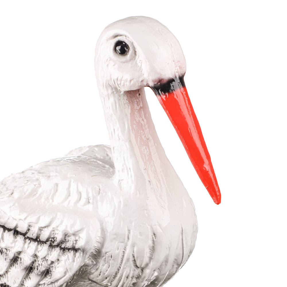 Фигура садовая Аист малый 39x30см, гипс, арт.№ 162-238