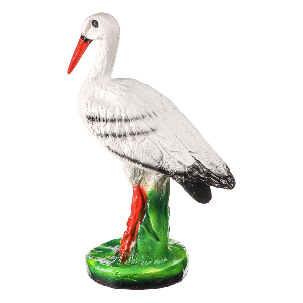 Фигура садовая Аист малый 39x30см, гипс, арт.№ 162-238