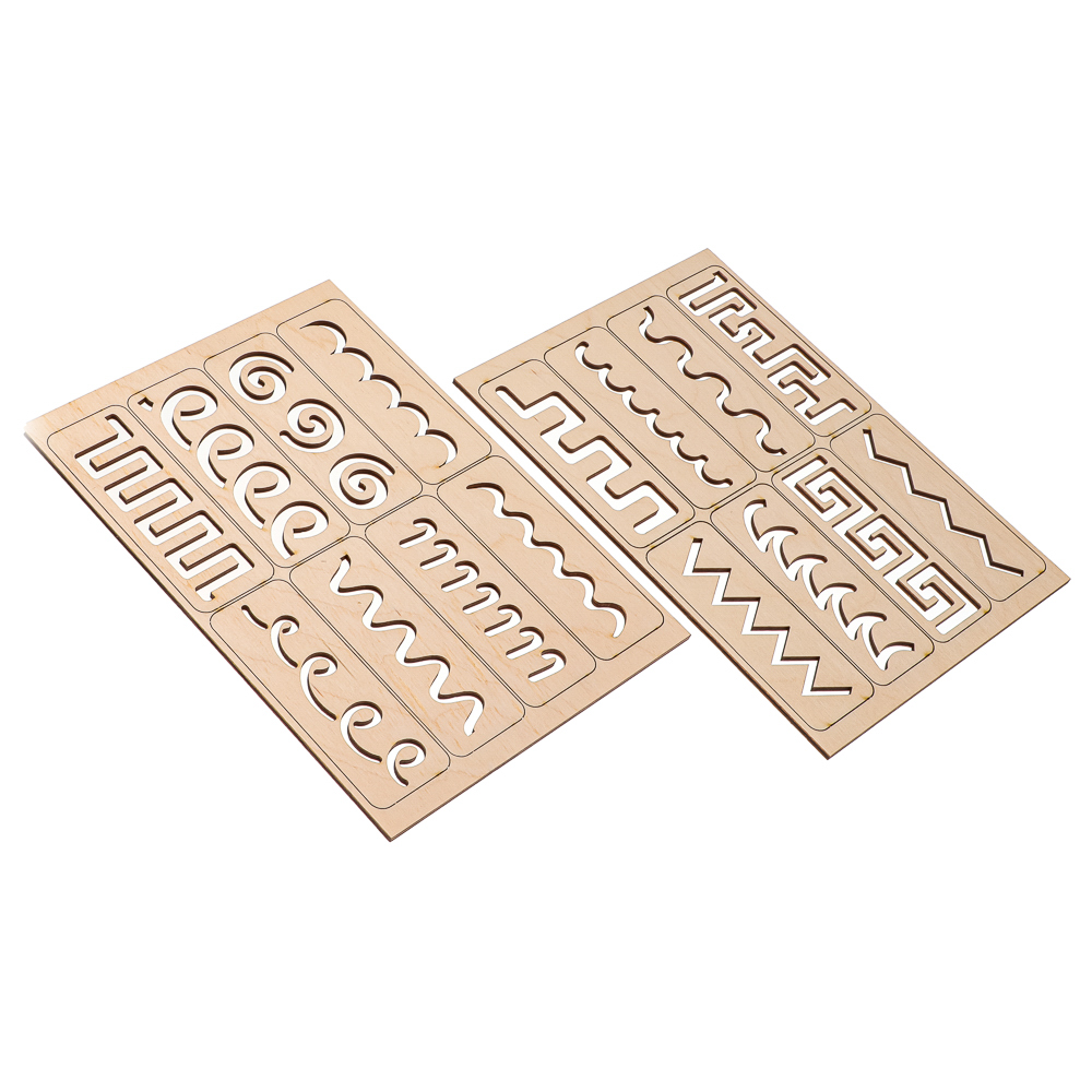 ИГРОЛЕНД Развивающая игра Прописи, 3 прописи, 16 линеек, дерево, бумага, 9,5х3,5х0,3см, арт.№ 284-300