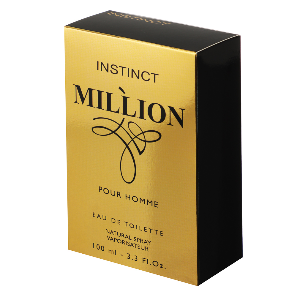 Туалетная вода мужская Instinct Million, 100 мл, арт.№ 313-324