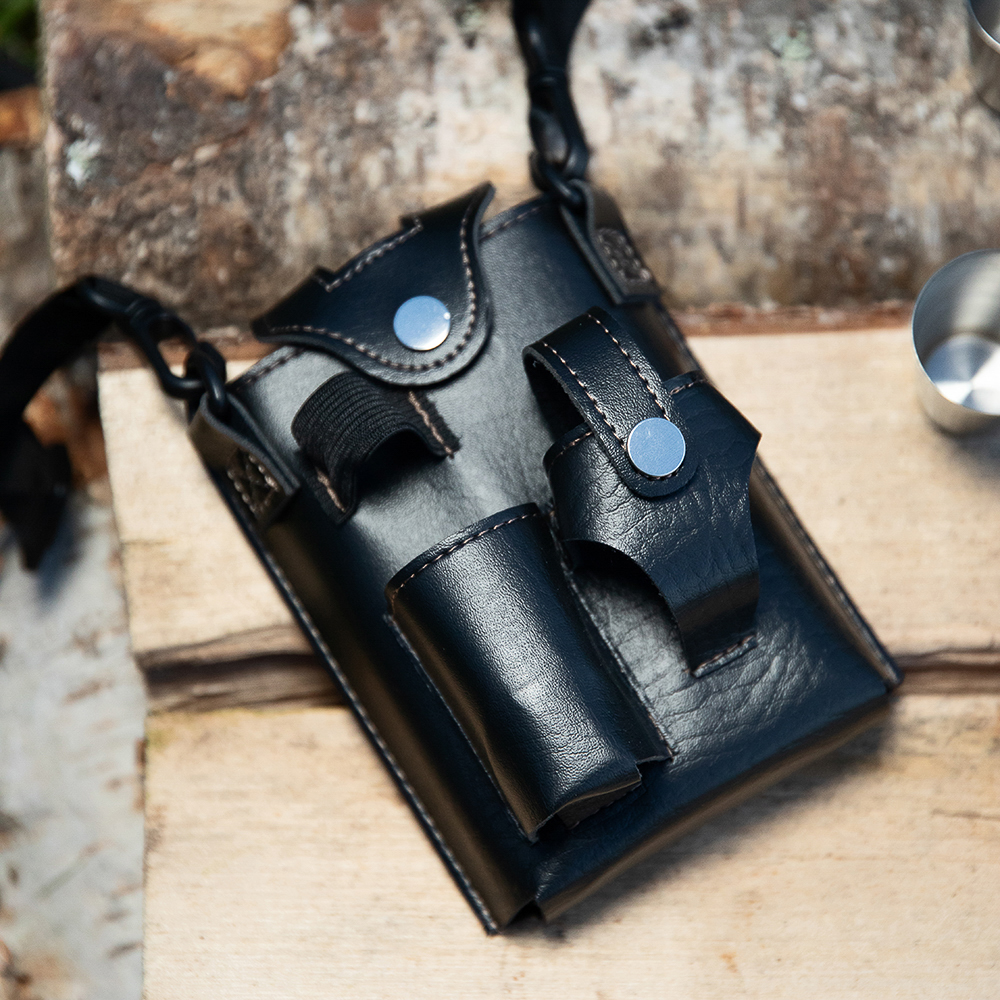 РУССО ТУРИСТО Набор походный КОМАНДИРСКИЙ, фляга, 2 стопки, нерж.сталь, арт.№ 123-002