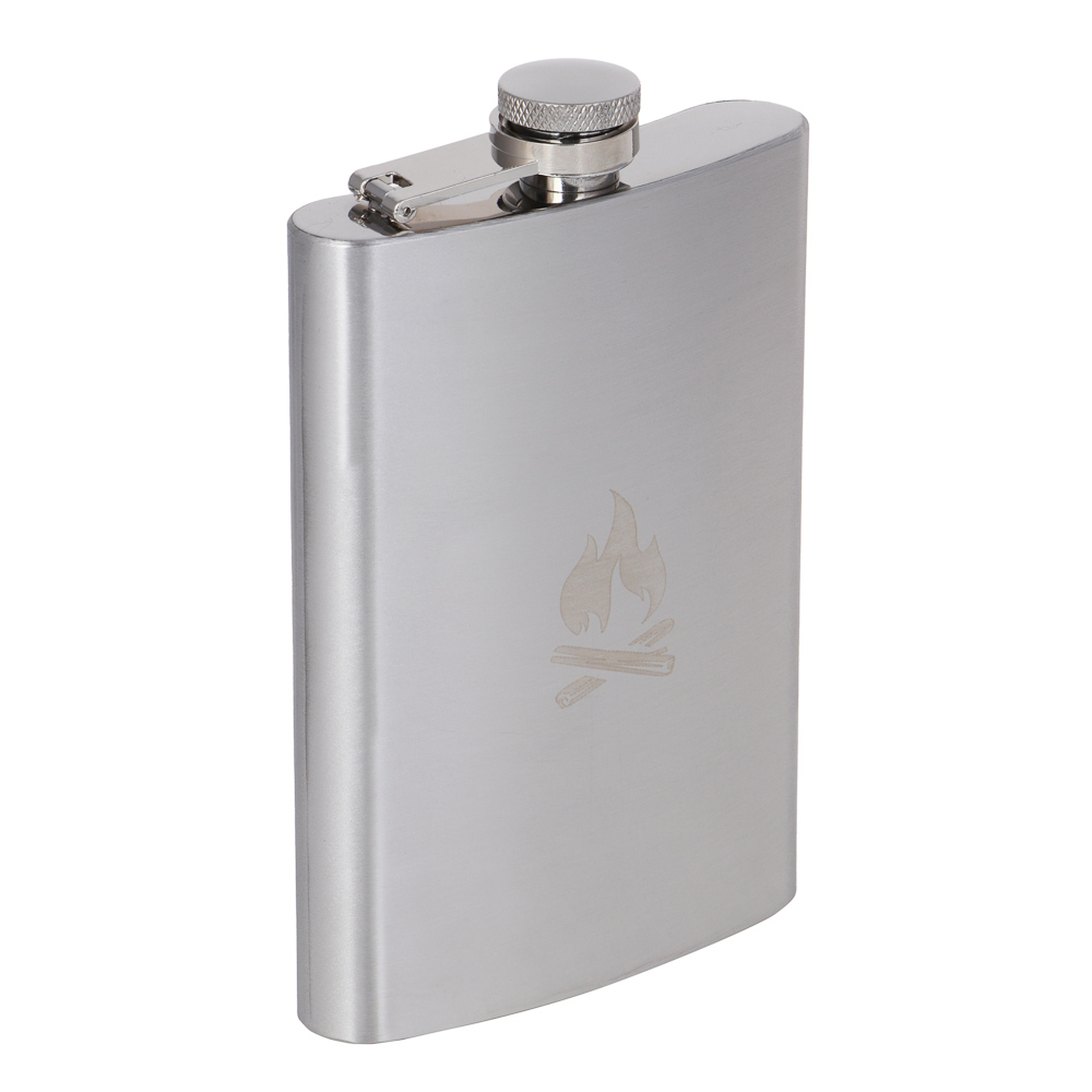 РУССО ТУРИСТО Набор походный КОМАНДИРСКИЙ, фляга, 2 стопки, нерж.сталь, арт.№ 123-002