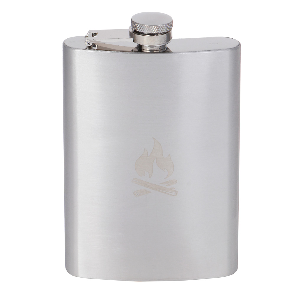 РУССО ТУРИСТО Набор походный КОМАНДИРСКИЙ, фляга, 2 стопки, нерж.сталь, арт.№ 123-002