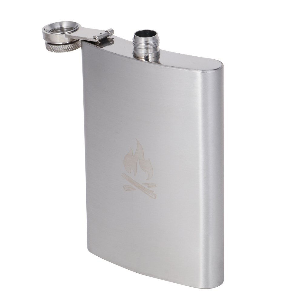 РУССО ТУРИСТО Набор походный КОМАНДИРСКИЙ, фляга, 2 стопки, нерж.сталь, арт.№ 123-002