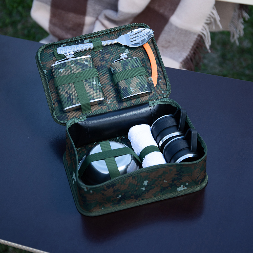 BY Набор походный ТУРИСТ-2, 12 предметов, в походной сумке, арт.№ 123-003