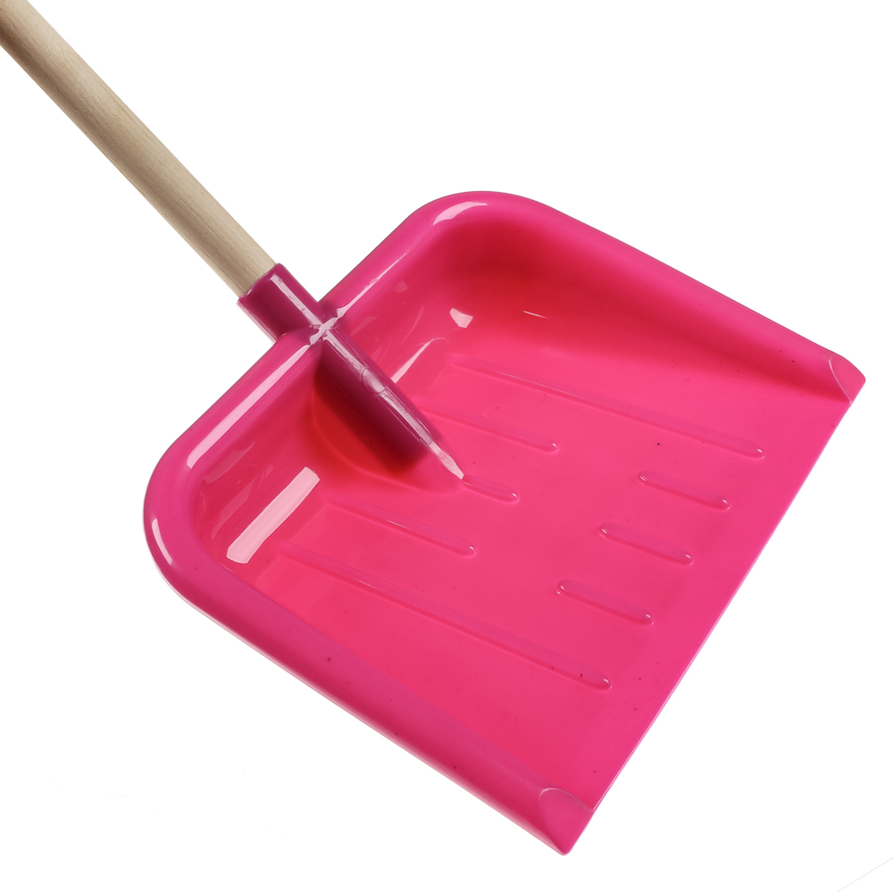 Лопатка пластмассовая с деревянным черенком 80см, РДП80, арт.№ 074-001