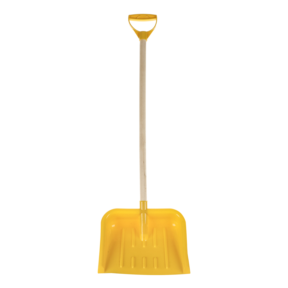 Лопатка пластмассовая с деревянным черенком 80см, РДП80, арт.№ 074-001