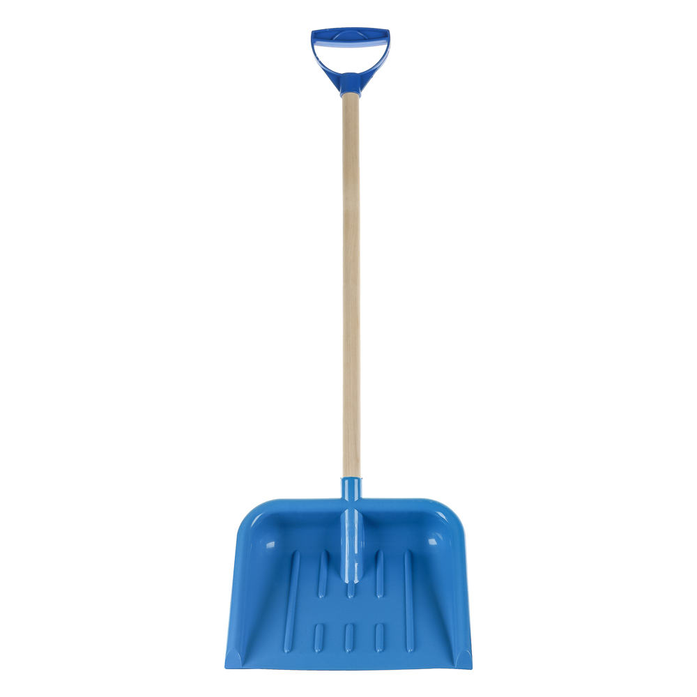 Лопатка пластмассовая с деревянным черенком 80см, РДП80, арт.№ 074-001