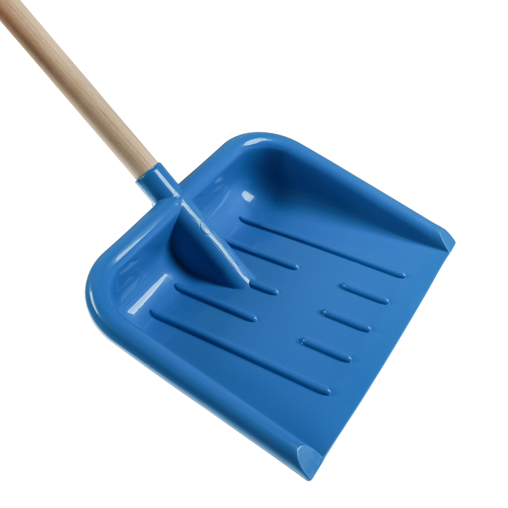 Лопатка пластмассовая с деревянным черенком 80см, РДП80, арт.№ 074-001