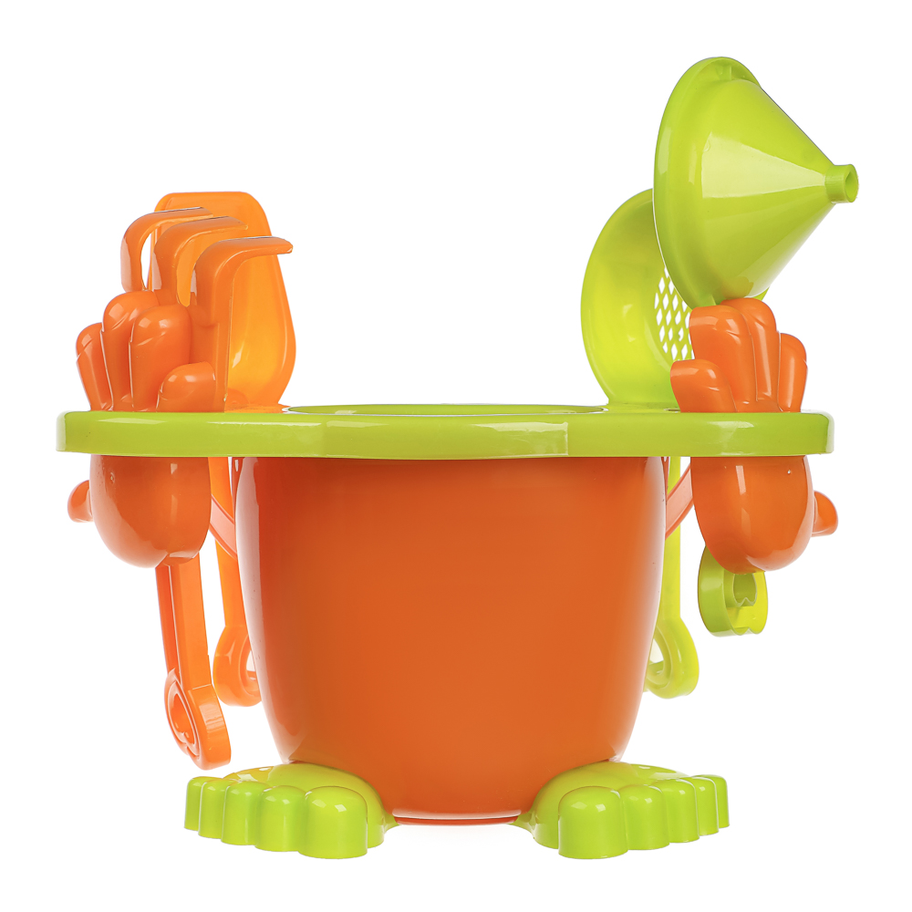 Набор для игры в песке "Дружок", ИГРОЛЕНД, 9 предметов, для детей 3+, арт.№ 430-136