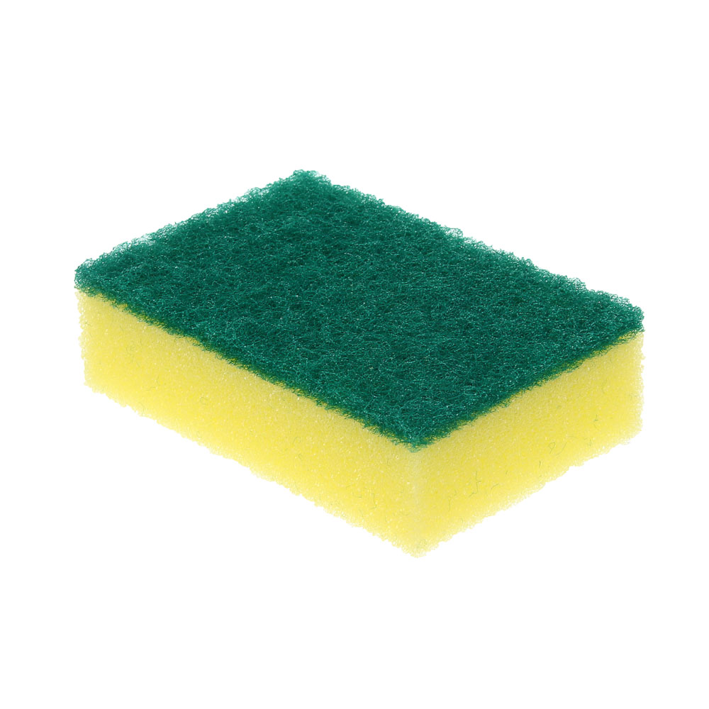 VETTA Дозатор для моющего средства с губкой, пластик, 14x9x11 см, серый, арт.№ 441-196