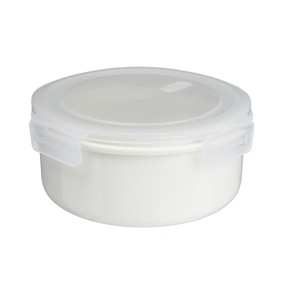 Ivlev Chef Элеганс Салатник с крышкой, 900мл, 18х7,5см, фарфор, арт.№ 824-566