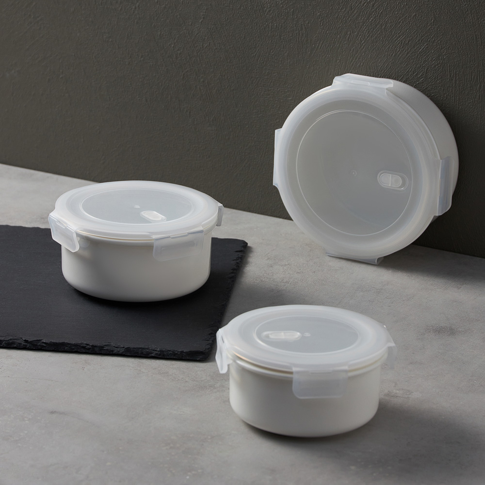 Ivlev Chef Элеганс Салатник с крышкой, 900мл, 18х7,5см, фарфор, арт.№ 824-566