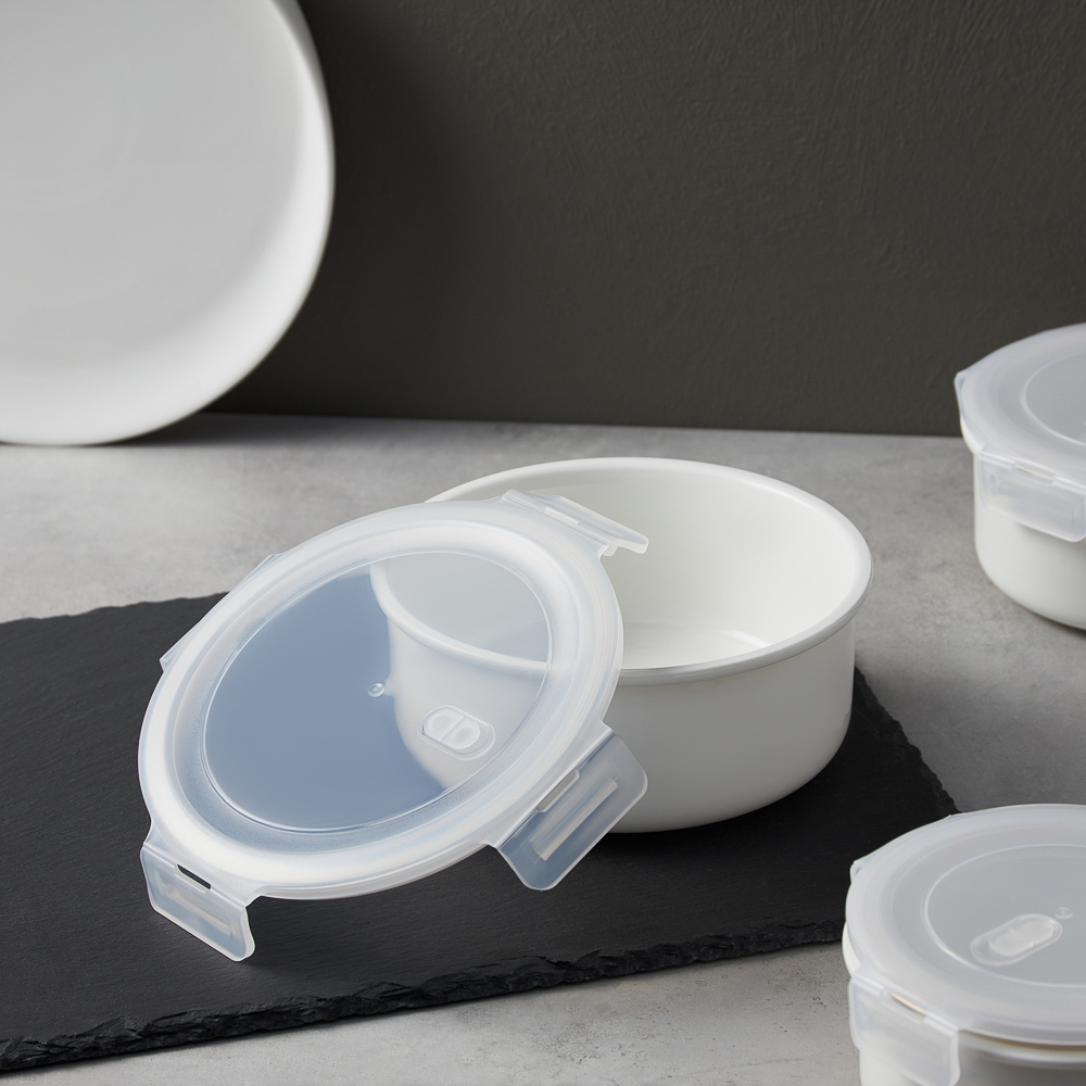 Ivlev Chef Элеганс Салатник с крышкой, 900мл, 18х7,5см, фарфор, арт.№ 824-566