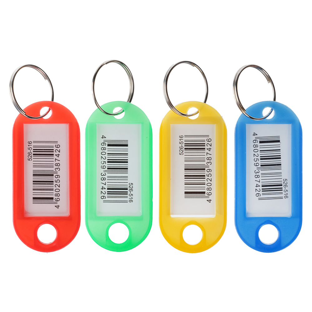 Брелок для ключей с идентификатором ClipStudio 5х2,2см, с металл.кольцом, в пластиковой банке, арт.№ 526-516