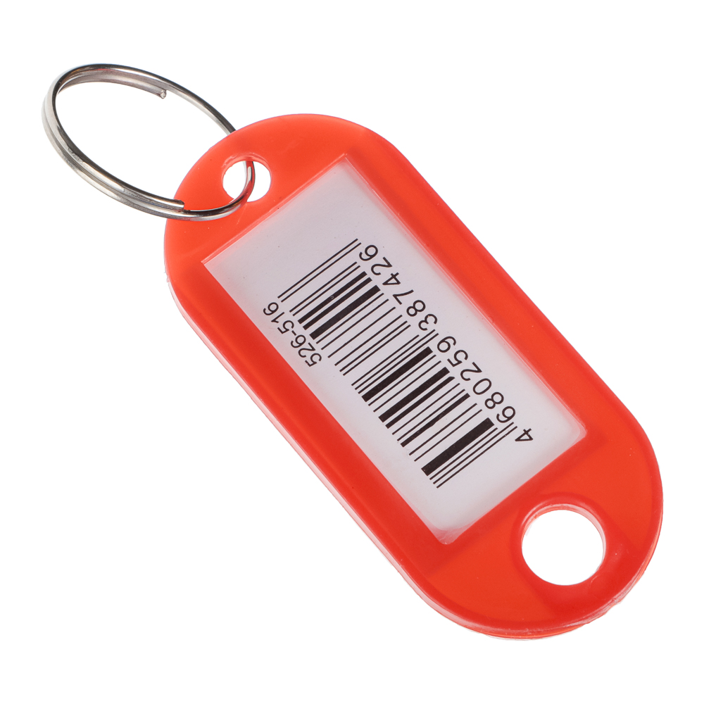 Брелок для ключей с идентификатором ClipStudio 5х2,2см, с металл.кольцом, в пластиковой банке, арт.№ 526-516