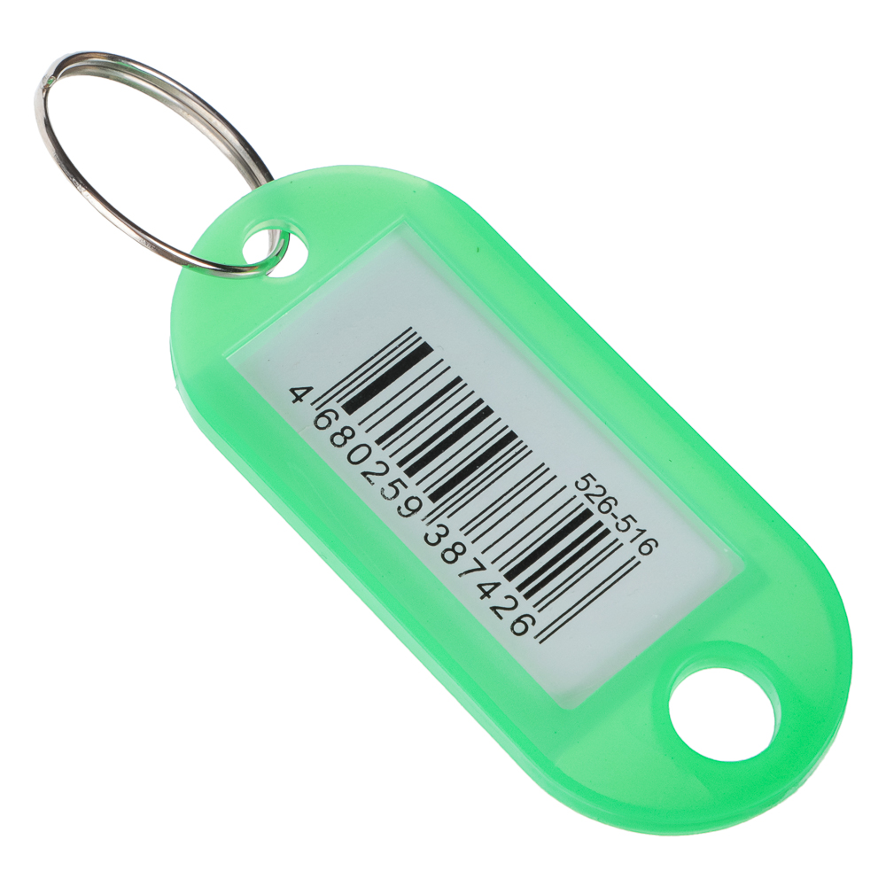 Брелок для ключей с идентификатором ClipStudio 5х2,2см, с металл.кольцом, в пластиковой банке, арт.№ 526-516