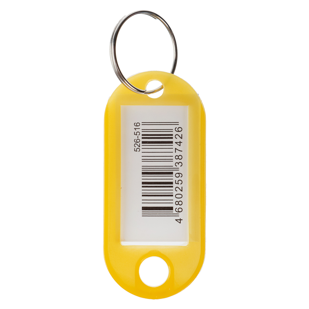 Брелок для ключей с идентификатором ClipStudio 5х2,2см, с металл.кольцом, в пластиковой банке, арт.№ 526-516