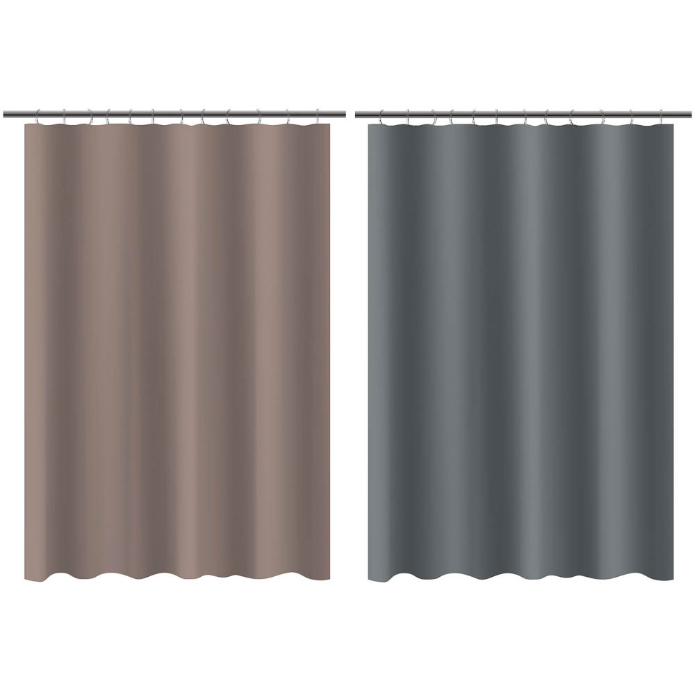 Шторка для ванной тм VETTA Фора, с утяжелителем, полиэстер 80 г/м2, 180x180 см, 2 цвета, арт.№ 461-621