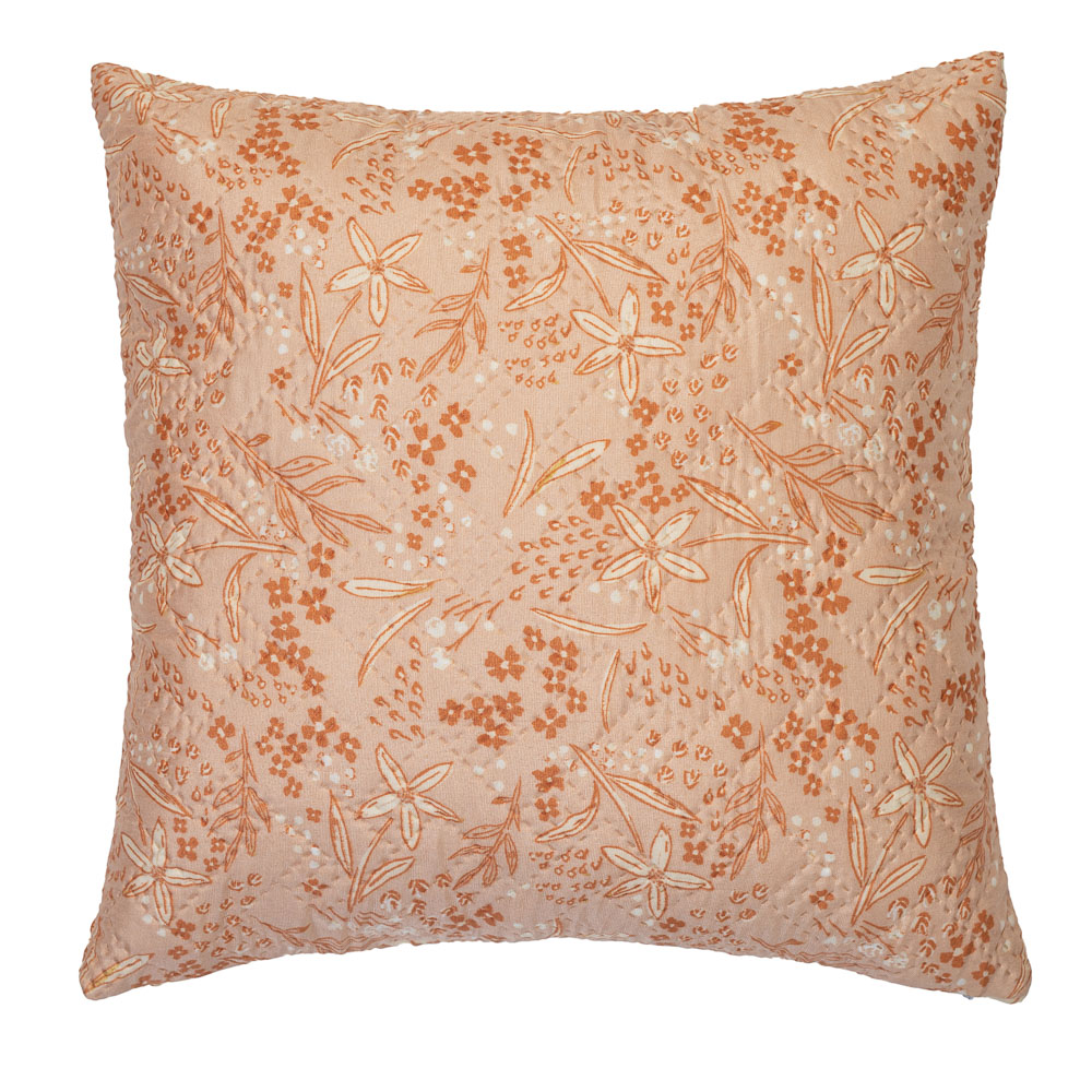 PROVANCE Карамель Чехол для подушки 2х-сторонний 40х40см, 100% полиэстер, цветы, арт.№ 497-098
