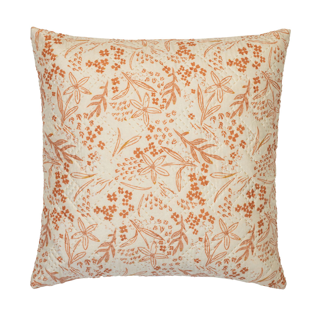PROVANCE Карамель Чехол для подушки 2х-сторонний 40х40см, 100% полиэстер, цветы, арт.№ 497-098