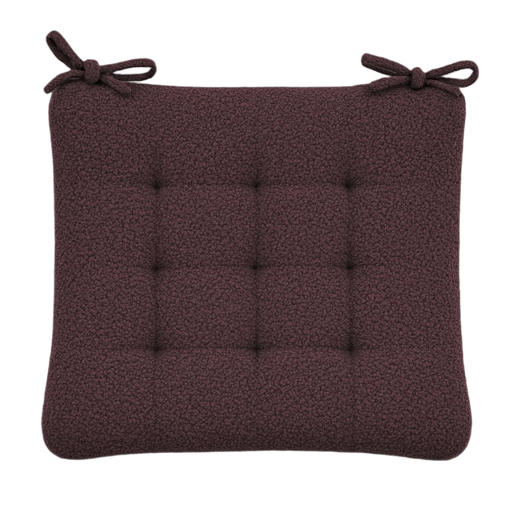 Подушка на стул тм PROVANCE Бургунди тедди, 40х40см, 100% полиэстер, арт.№ 482-649