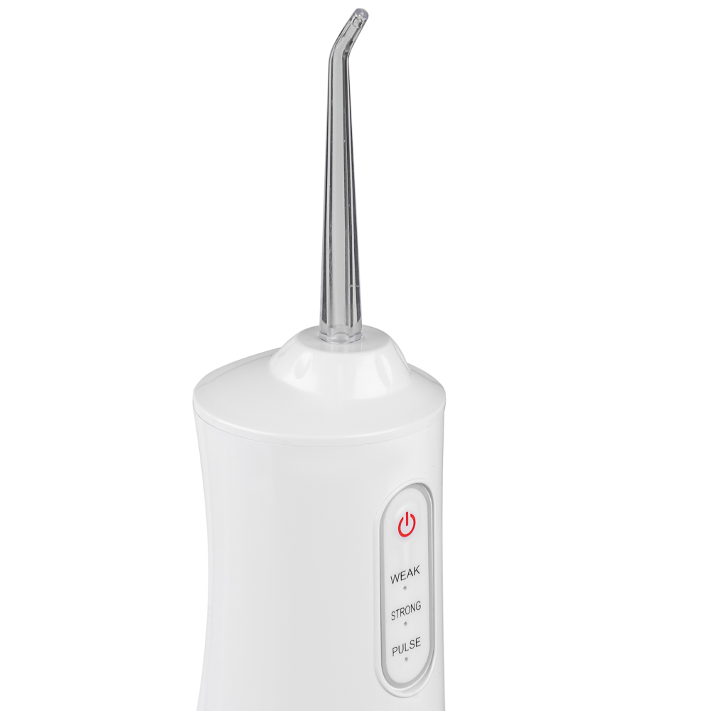 LEBEN Ирригатор, 5 Вт, 3 режима, 4 насадки в комплекте, USB-провод, белый, арт.№ 263-018