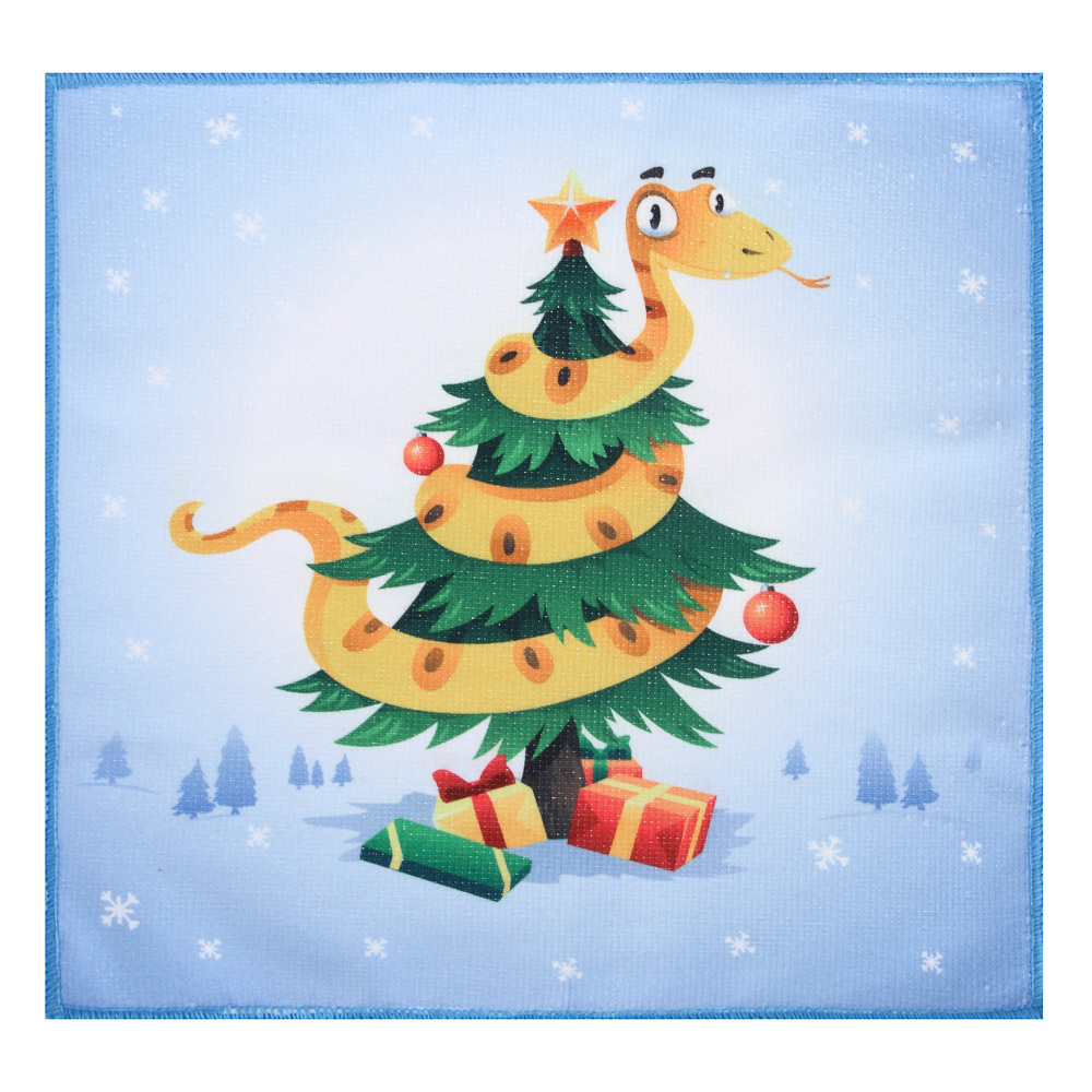 PROVANCE Фелиз Салфетка для уборки, 100% полиэстер, 30х30см, символ года, арт.№ 492-245