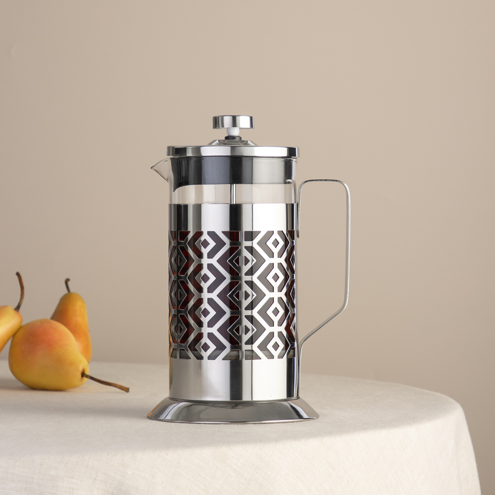 SATOSHI Гельсингфорс Френч-пресс 600мл, жаропрочное стекло, арт.№ 850-200